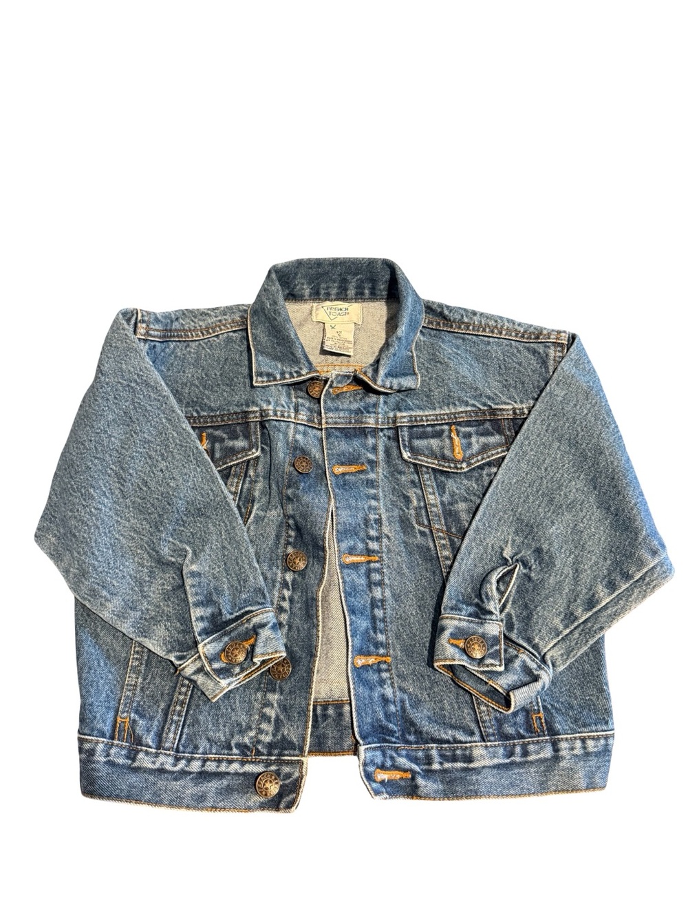 Vintage French toast Classic Kids Denim Jacket